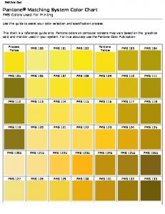 Fs Color Conversion Chart
